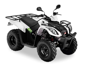 Caranty Car Rental Corfu kymco white