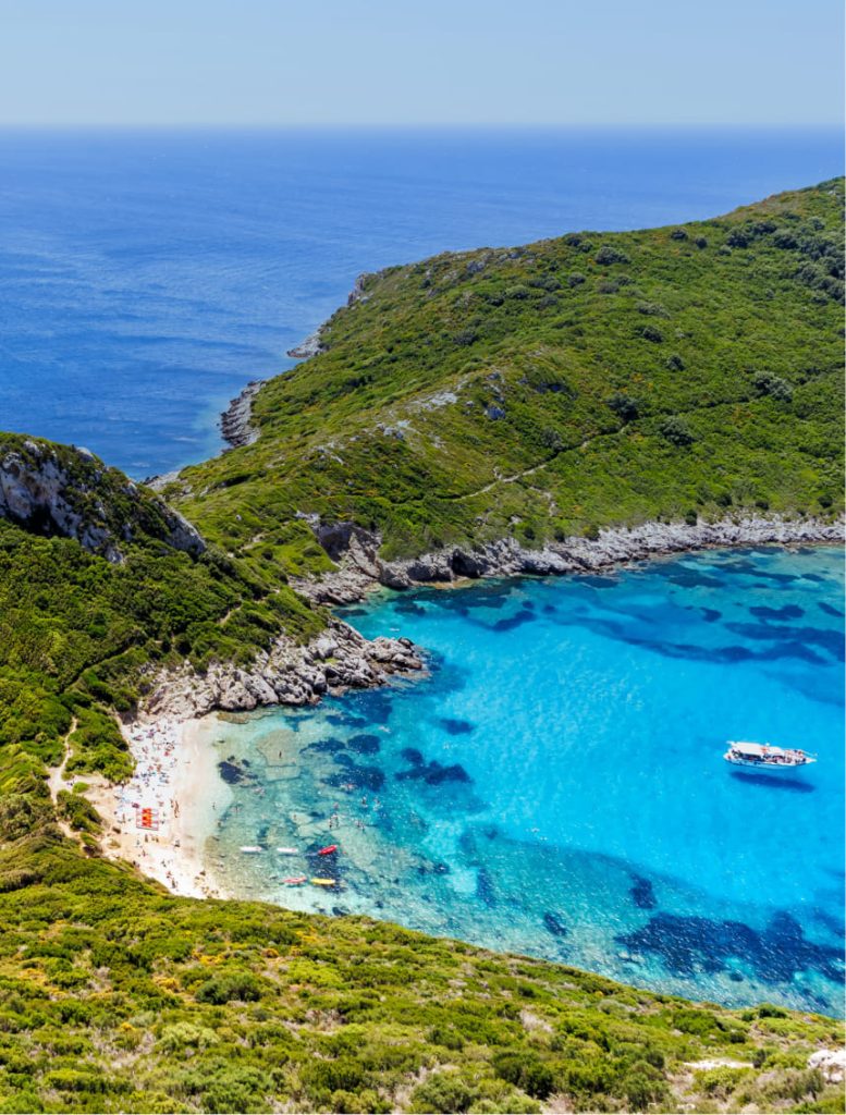 Caranty Car Rental Corfu porto timoni beach